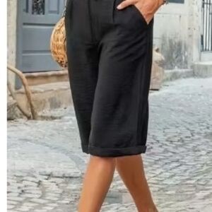 $15 Or Two For $20 Stylish Black Bermuda Shorts